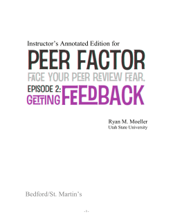 Full Script for Peer Factor: Episode Two