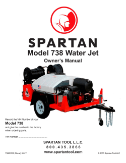 Model 738 Manual