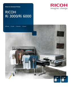 RICOH Ri 3000/Ri 6000