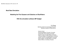 Yu Feng: First Galaxies and Quasars in the BlueTides Simulation