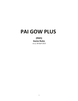 Pai Gow Plus (RWS)