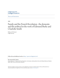 Family and the French Revolution : the domestic