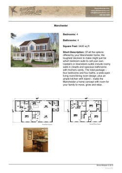 Manchester Bedrooms: 4 Bathrooms: 4 Square Feet: 2420 sq ft