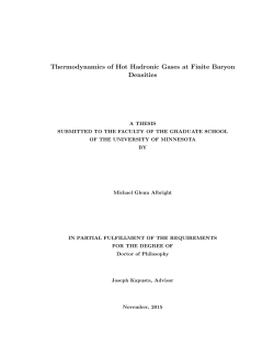 Thermodynamics of Hot Hadronic Gases at Finite Baryon Densities