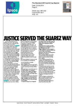 JUSTICE SERVED THE SUAREZ WAY