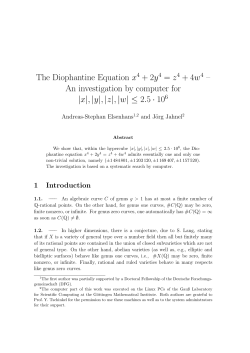 On the diophantine equation x 4 +2y 4 =z 4 +4w 4