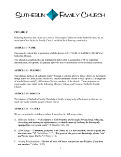 SFC CONSTITUTION Final