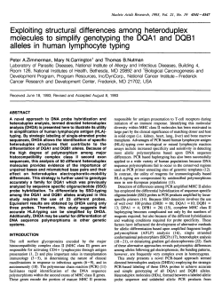 Exploiting structural differences among heteroduplex molecules to