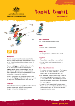 Tambil tambil - Australian Sports Commission