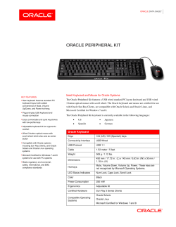ORACLE PERIPHERAL KIT