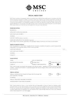 special needs form
