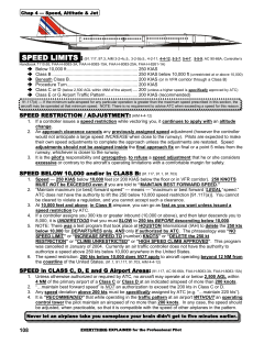 speed below - Aviation