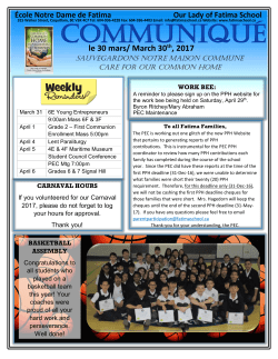 Communique - March 30, 2017