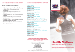 Health Matters - Northern Health and Social Care Trust