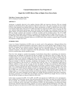 Unusual Enhancement in Tear Properties of Single-Site