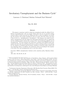 Involuntary Unemployment and the Business Cycle