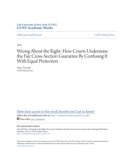 How Courts Undermine the Fair Cross