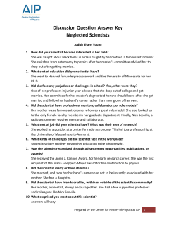 Discussion Question Answers - American Institute of Physics