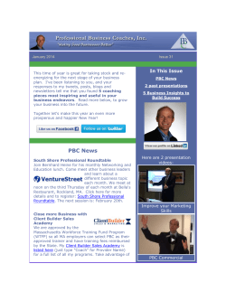 - Professional Business Coaches, Inc.