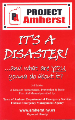 It`s a Disaster! ...and what are YOU gonna do