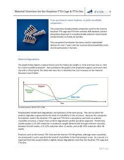 Everost TTA Xorption Cage Info for Surgeons