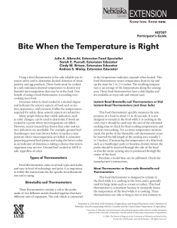 Bite When the Temperature is Right