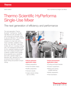 Thermo Scientific HyPerforma Single-Use Mixer