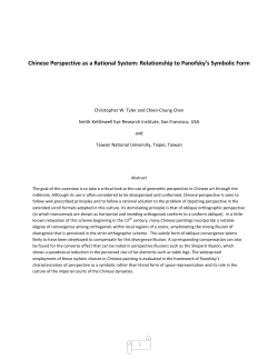 Chinese Perspective as a Rational System: Relationship to