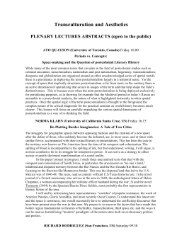 Bergen conference Abstracts for web