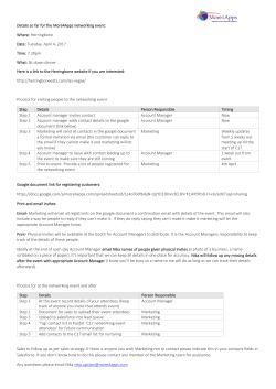 Networking event details PDF - Up To