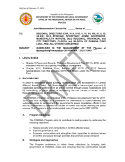 Joint Memorandum Circular No. _____, Series of _____ TO