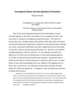 Conceptual Poetry and the Question of Emotion