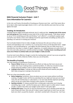 Unit 7 Core Information for Learners