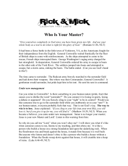 26 Who Is Your Master - Rick and Mick Ministries