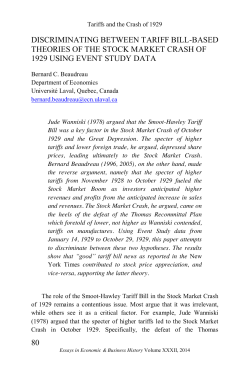 discriminating between tariff bill-based