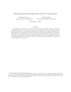 Exponential-Growth Bias and Lifecycle Consumption