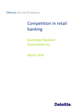 Competition in retail banking
