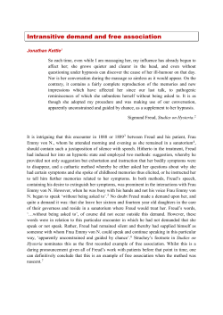 Intransitive demand and free association Jonathan Kettle