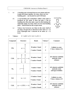 Answers to Homework Problem Sheet 4