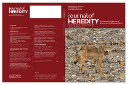 Journal of Heredity