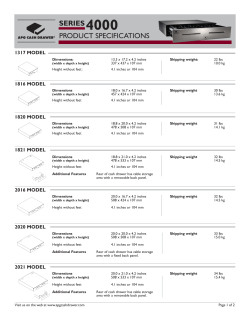 Specifications - Barcodes, Inc.