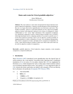 States and events for S-level gradable adjectives