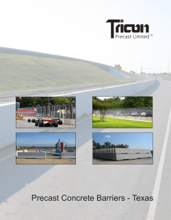 Precast Concrete Barriers - Texas