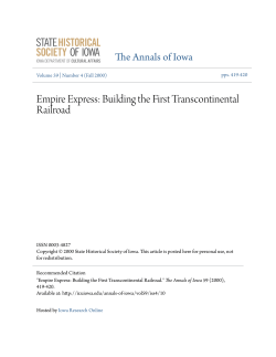 Empire Express: Building the First Transcontinental Railroad