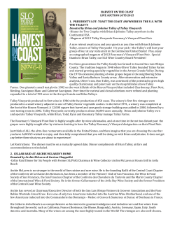 live auction - SLO Wine Country