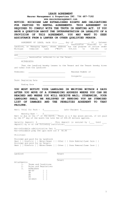 Lease Form - Maurer Management