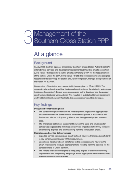 PDF of Management of the Southern Cross Station PPP
