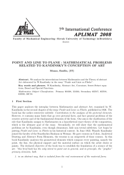 POINT AND LINE TO PLANE : MATHEMATICAL PROBLEMS
