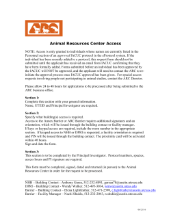 ARC Access Form