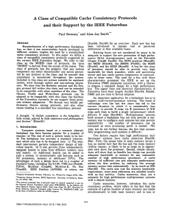 A class of compatible cache consistency protocols and their support
